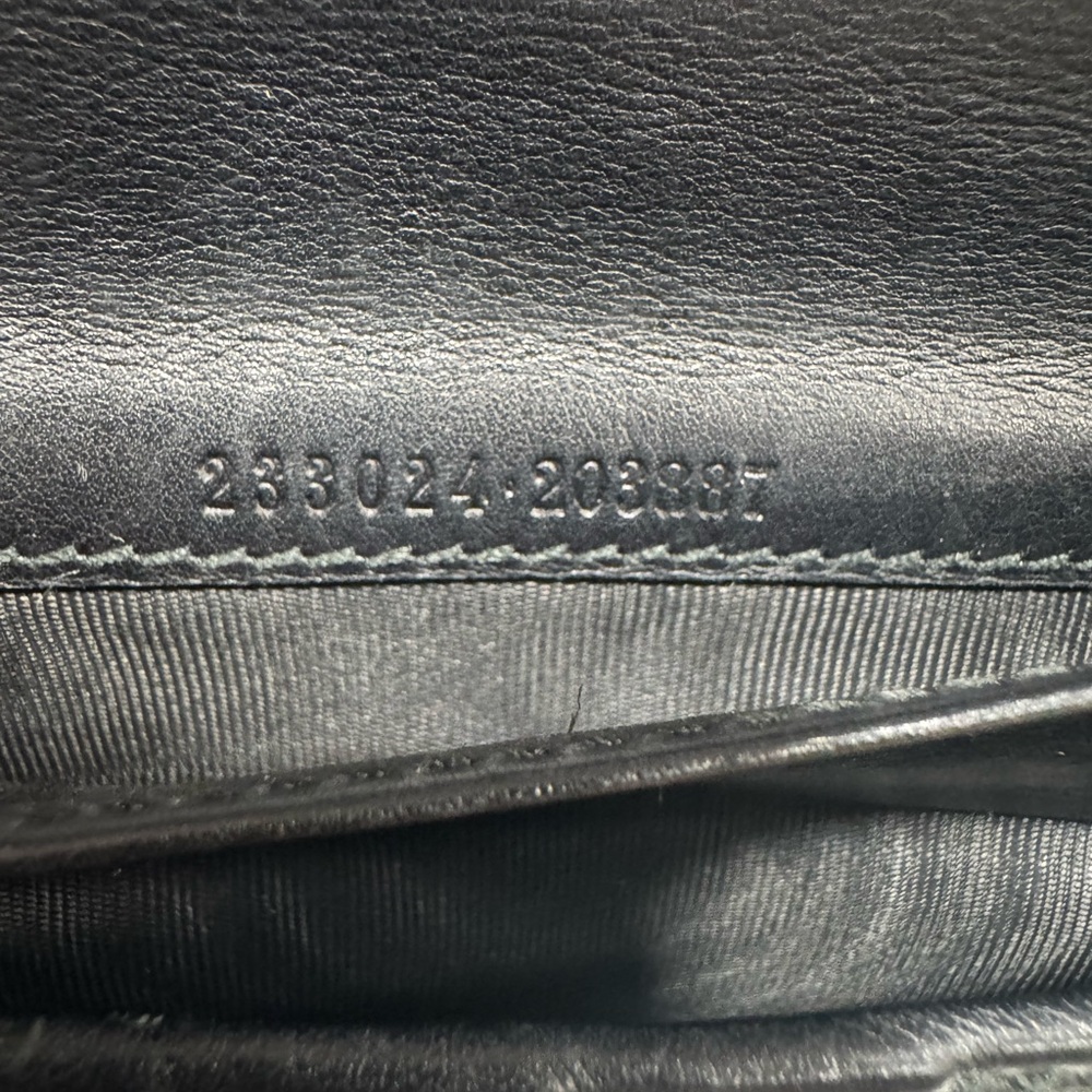 Authentic Gucci Black Guccissima Leather Continental Wallet - Picture 9 of 13